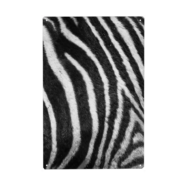 Holzbild "Zebra Pattern schwarzweiss" artboxONE - Tiere,Schwarzweiß - Zebra pattern,Muster,Zebrastreifen