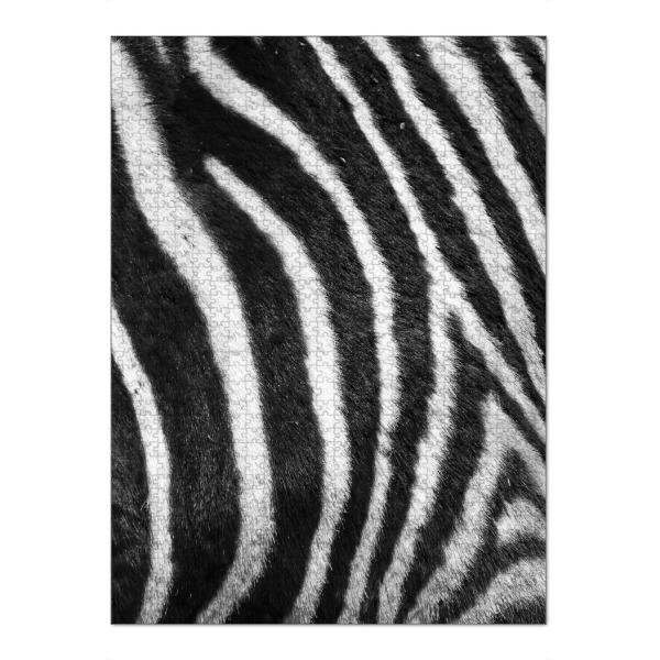 Puzzle Ravensburger "Zebra Pattern schwarzweiss" artboxONE - Tiere,Schwarzweiß - Zebra pattern,Muster,Zebrastreifen - Bild zebra pattern