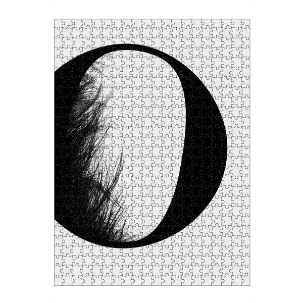 artboxONE Puzzle "Flying Letter -O" artboxONE - Schwarzweiß,Buchstaben,Buchstaben / O