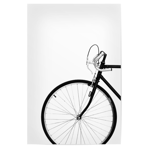 Poster "Bicycle Wall Art" artboxONE - Schwarzweiß,Sport,Männer - Fahrrad,Mountainbike,Bike,Schwarzweiß,Minimalistisch