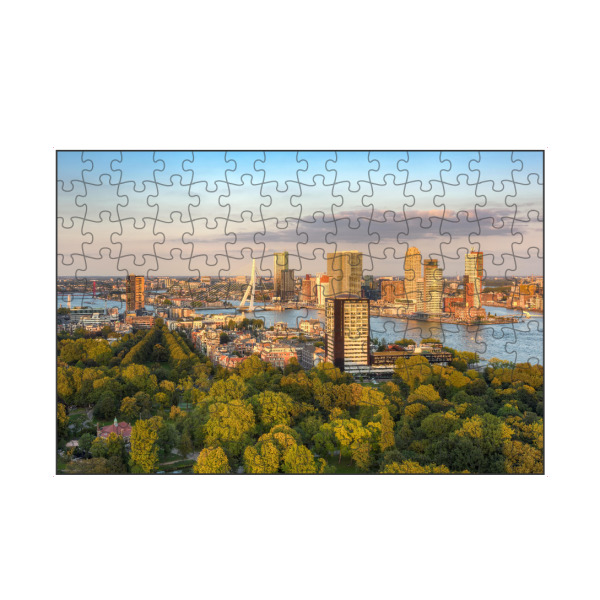 artboxONE Puzzle "Abendsonne in Rotterdam" artboxONE - Städte - Skyline,Holland,Niederlande - Bild skyline