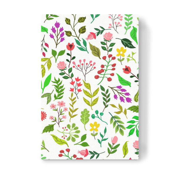 Leinwandbild "Spring Is Here" artboxONE - Natur - Pattern,Floral,Nature,Spring,Colorful,Botanical,Flowers,Blossom,Exotic,Repeatable,Leaves,Bloom