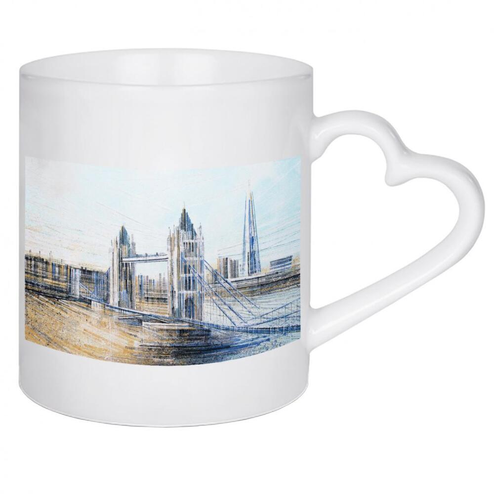 Herztasse "Nachmittag der London Tower Bridge" artboxONE - Städte / London,Architektur - London,Architektur,Stadt