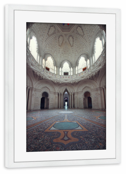 Poster mit Rahmen weiß "The Dome" artboxONE - Architektur - Lost places,Verlassene orte,Architektur,Schloss