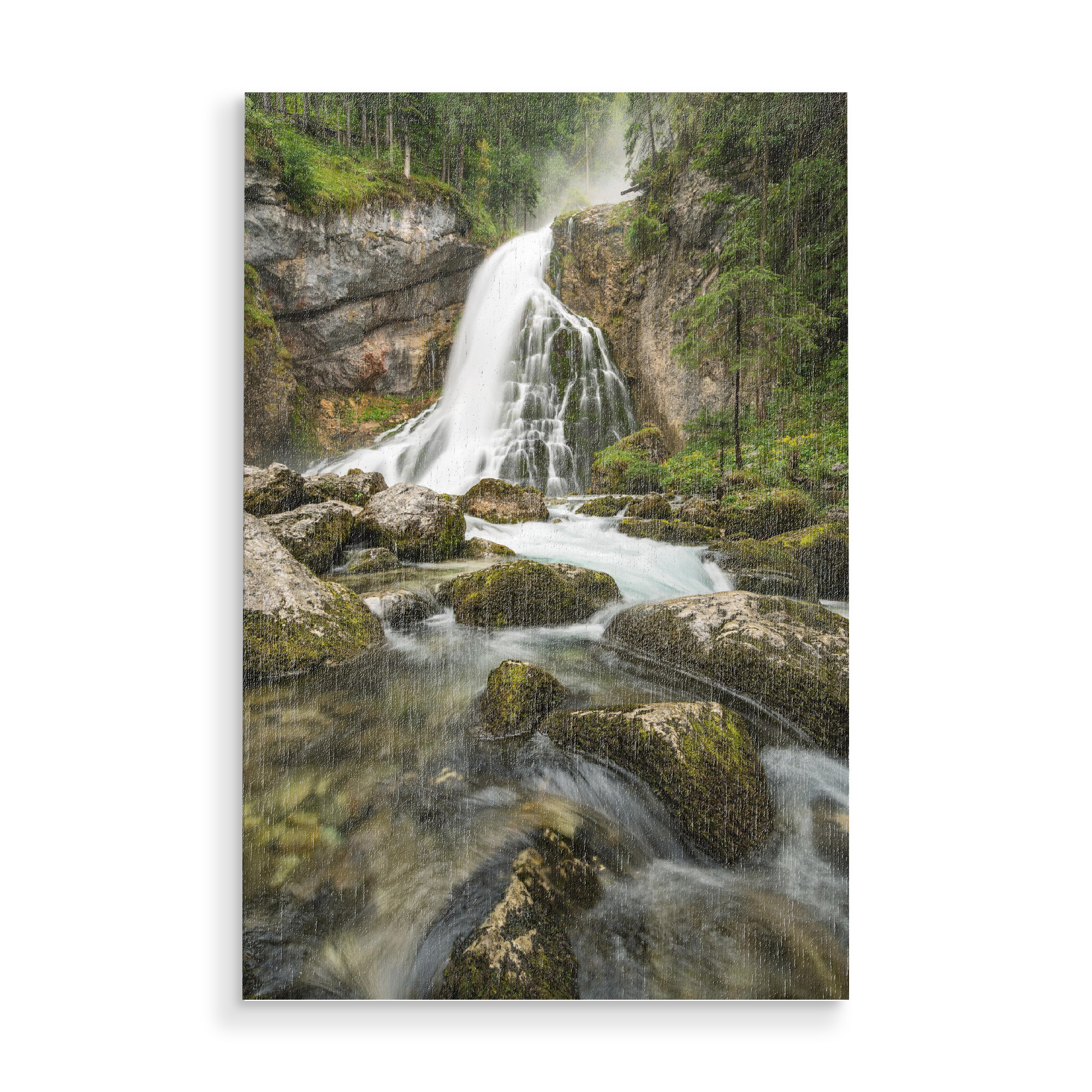 Holzbild "Gollinger Wasserfall" artboxONE - Natur - Tennengau,Salzburger land,österreich,Wasserfall