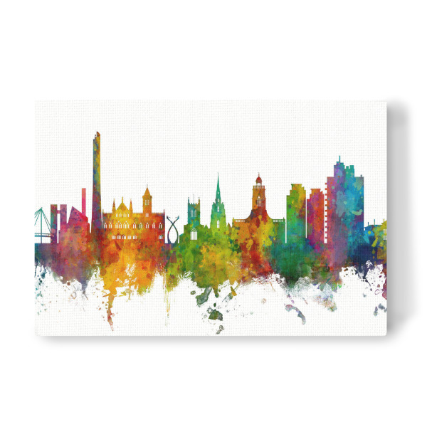 Leinwandbild "Northampton England Skyline" artboxONE - Städte - Northampton,Skyline,England