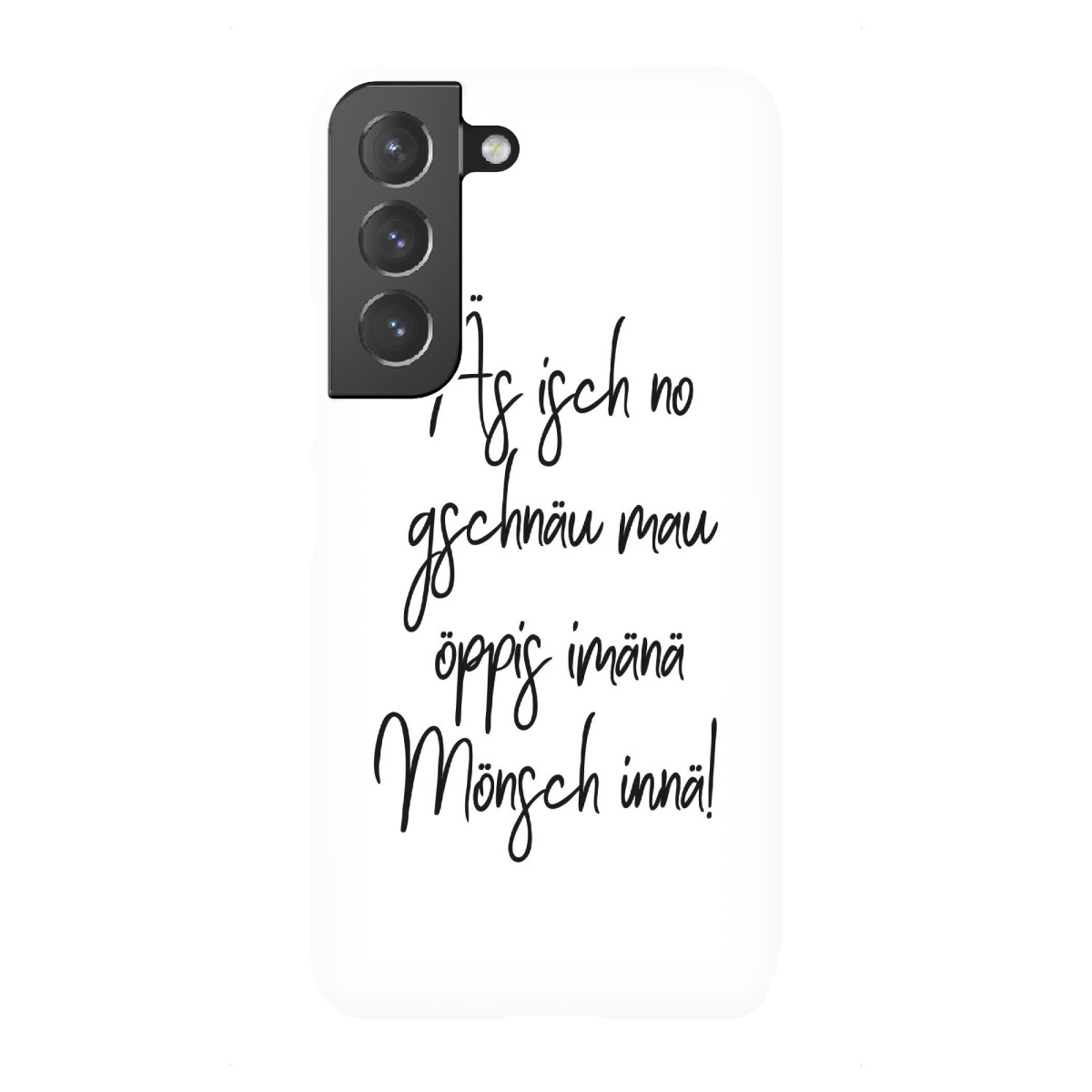 Samsung Galaxy "Äs isch no" Premium-Case Handyhülle artboxONE