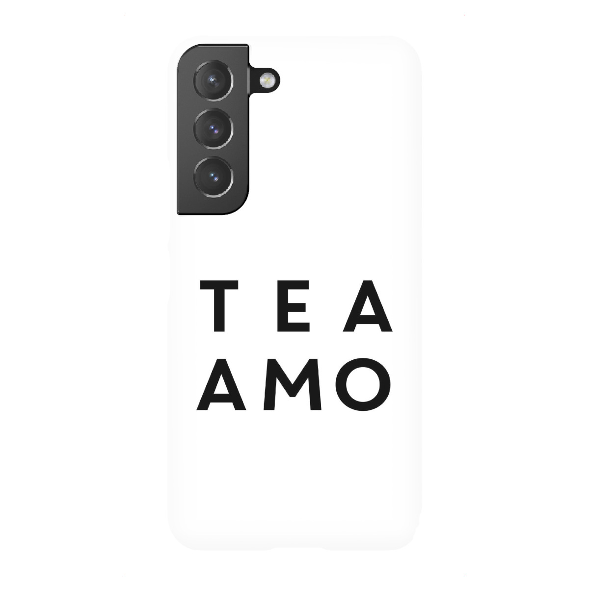 Samsung Galaxy "Tea Amo - Typographic Funny Quote" Premium-Case Handyhülle artboxONE