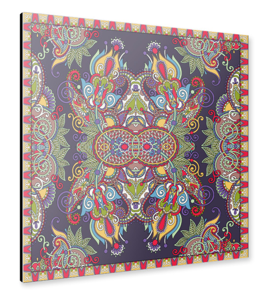Alu-Dibond "Scarf print Eternal" 30x30 cm artboxONE