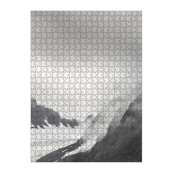 Puzzle Ravensburger "Gletschertal" artboxONE - Natur - Gletscher,Norwegen,Arktis,Berg - Bild gletscher