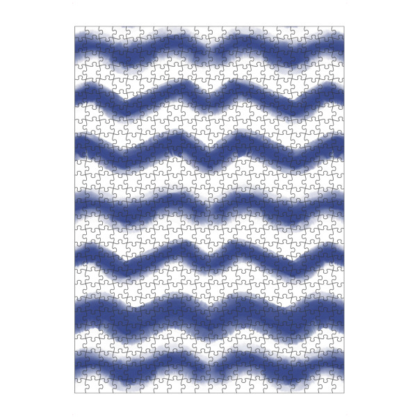 artboxONE Puzzle "Shibori Waves" artboxONE - Abstrakt - Tie-dye,Indigo,Batik - Bild tie-dye