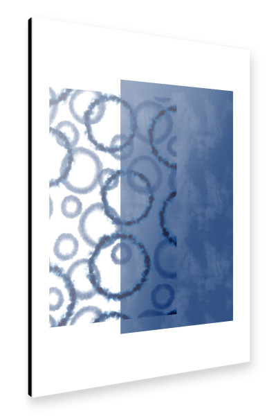 Alu-Dibond "Indigo Water" 30x20 cm artboxONE