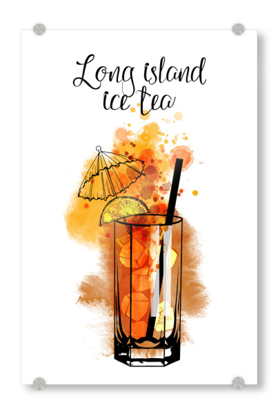 Acrylglasbild "Long island ice tea cocktail" artboxONE - Essen & Trinken / Alkohol - Long island ice tea,Cocktail,Alcohol