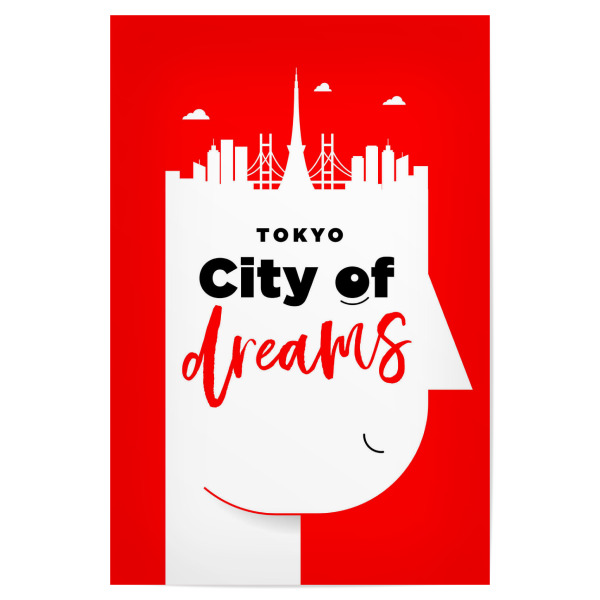 Poster "Tokyo City of Dreams" artboxONE - Städte - Tokio,Tokyo,Japan