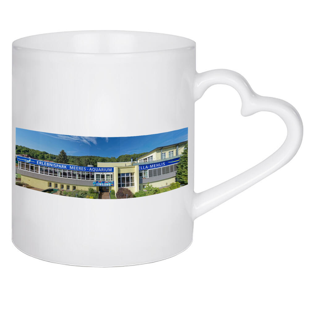 Herztasse "Meeresaquarium Zella-Mehlis - Pano" artboxONE - Städte,Natur,Reise,Architektur,Städte / Weitere