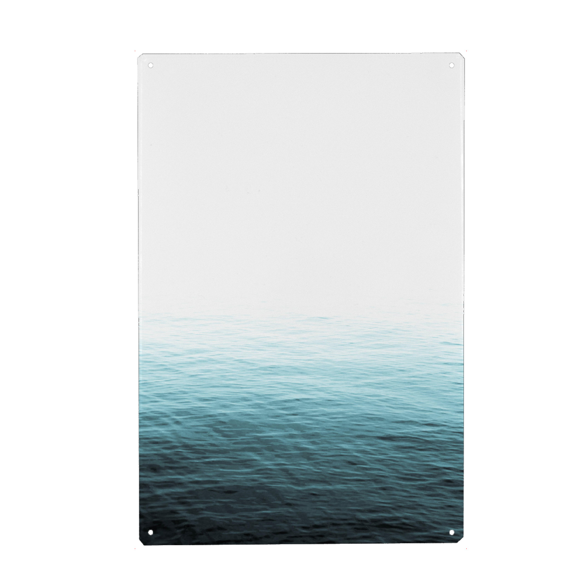Metall Poster "Vast Blue Ocean" artboxONE - Reise / Strand und Meer