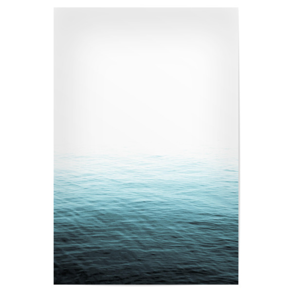 Poster 30x20 cm "Vast Blue Ocean" artboxONE - Reise / Strand und Meer