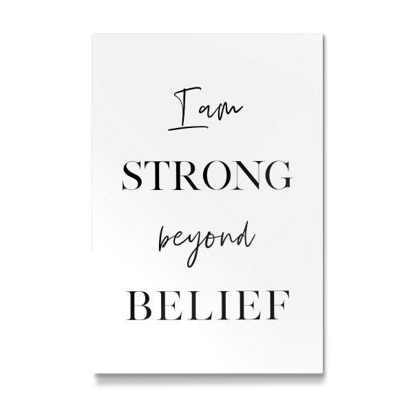Galerie-Print "I am Strong Beyond Belief" 30x20 cm artboxONE