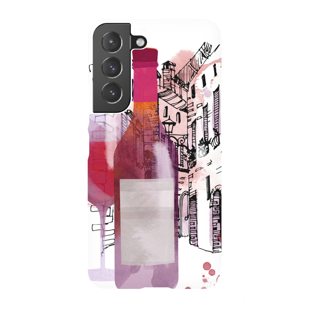 "Red Italy wine"für Samsung Galaxy - Premium-Case Handyhülle artboxONE