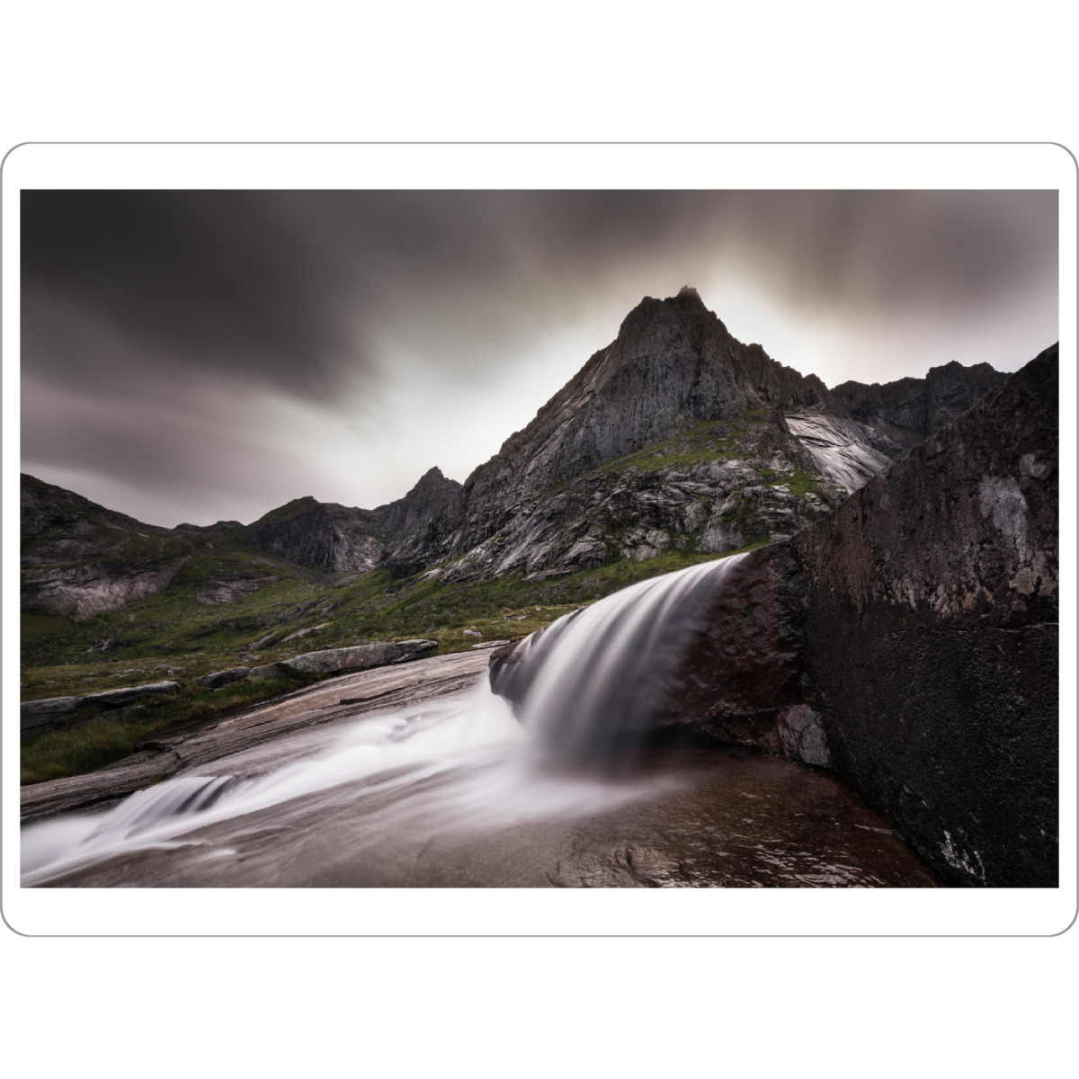 Tischset "Lofoten Falls" artboxONE - Natur - Norwegen,Wasserfall - Bild norwegen