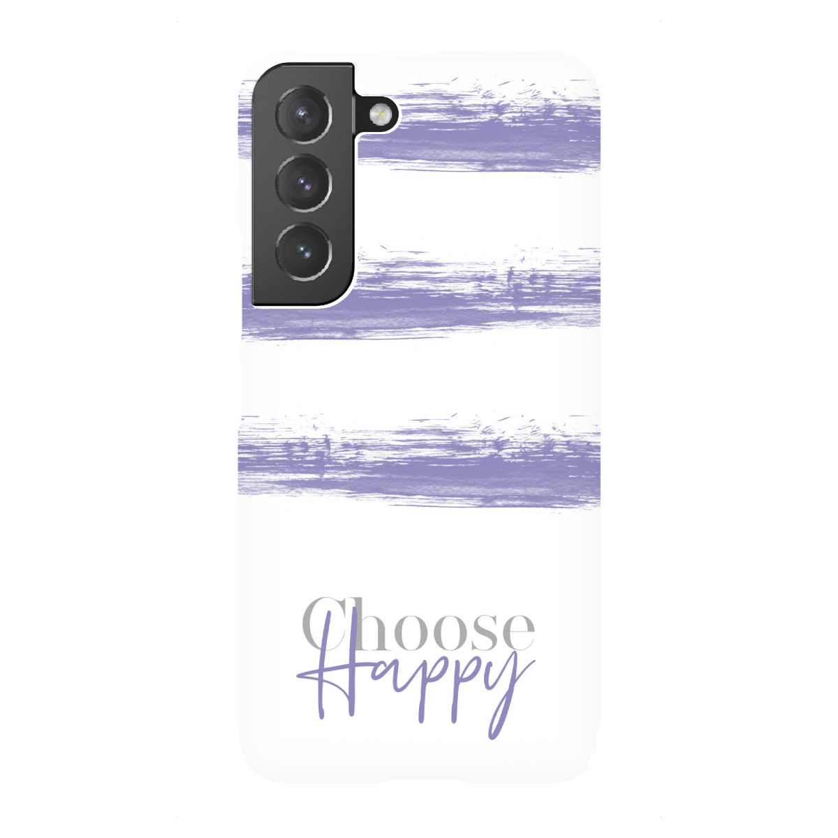 "CHOOSE HAPPY - lila"für Samsung Galaxy - Premium-Case Handyhülle artboxONE