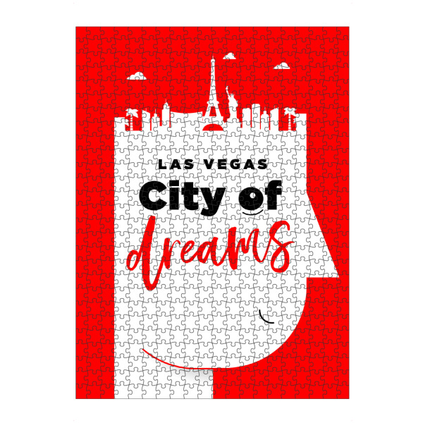 Puzzle Ravensburger "Las Vegas City of Dreams" artboxONE - Städte - Skyline,Las vegas,Usa,America - Bild skyline