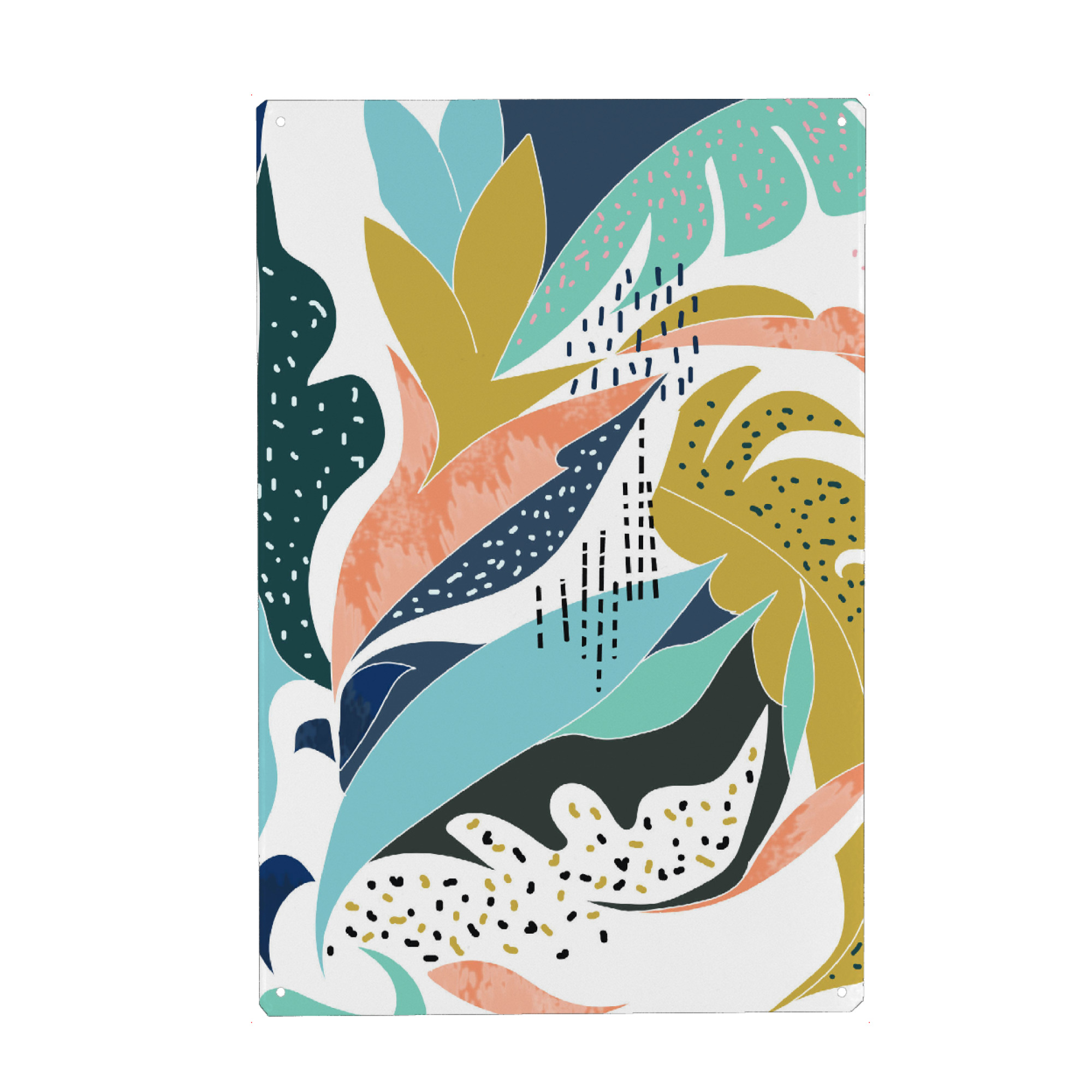 Holzbild "Art and Soul" artboxONE - Floral - Leaves,Pattern