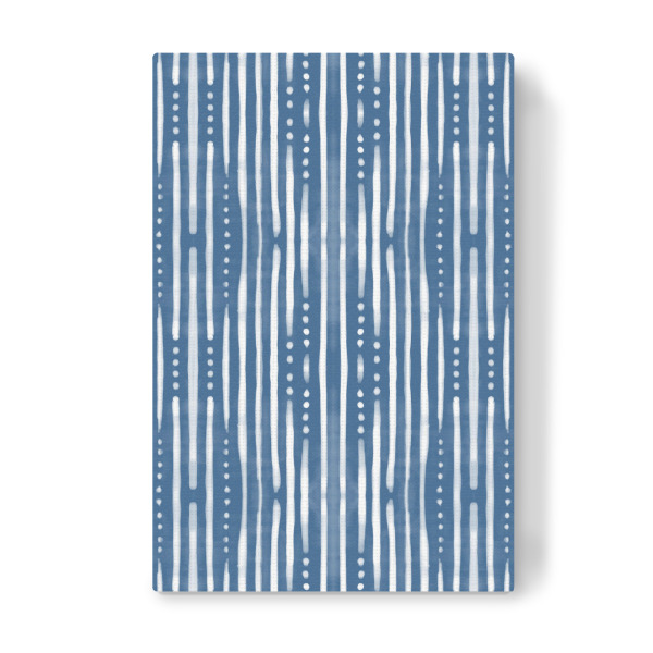 Leinwandbild "Shibori Tribal" artboxONE - Abstrakt - Tie-dye,Indigo,Batik