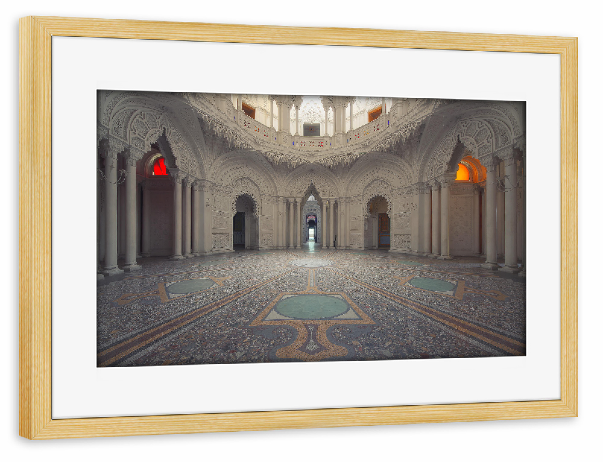 Poster mit Rahmen kiefer "Forgotten Glory" artboxONE - Architektur - Verlassen,Schloss,Architektur
