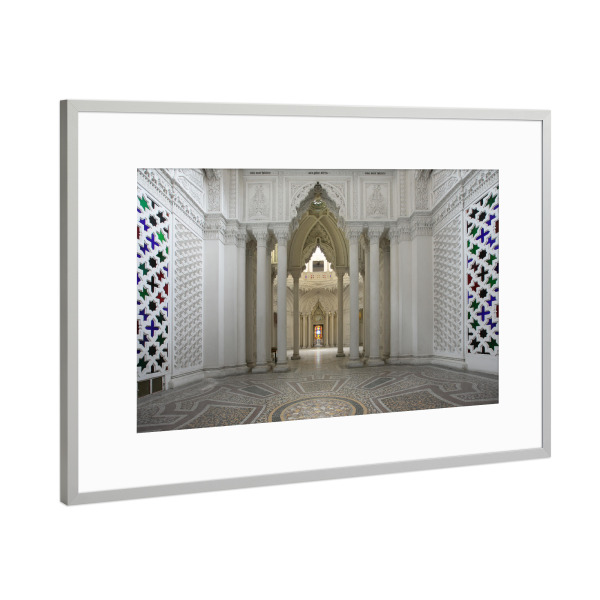 Poster mit Rahmen Silber "The Great" artboxONE - Architektur - Lostplace,Lost places,Schloss