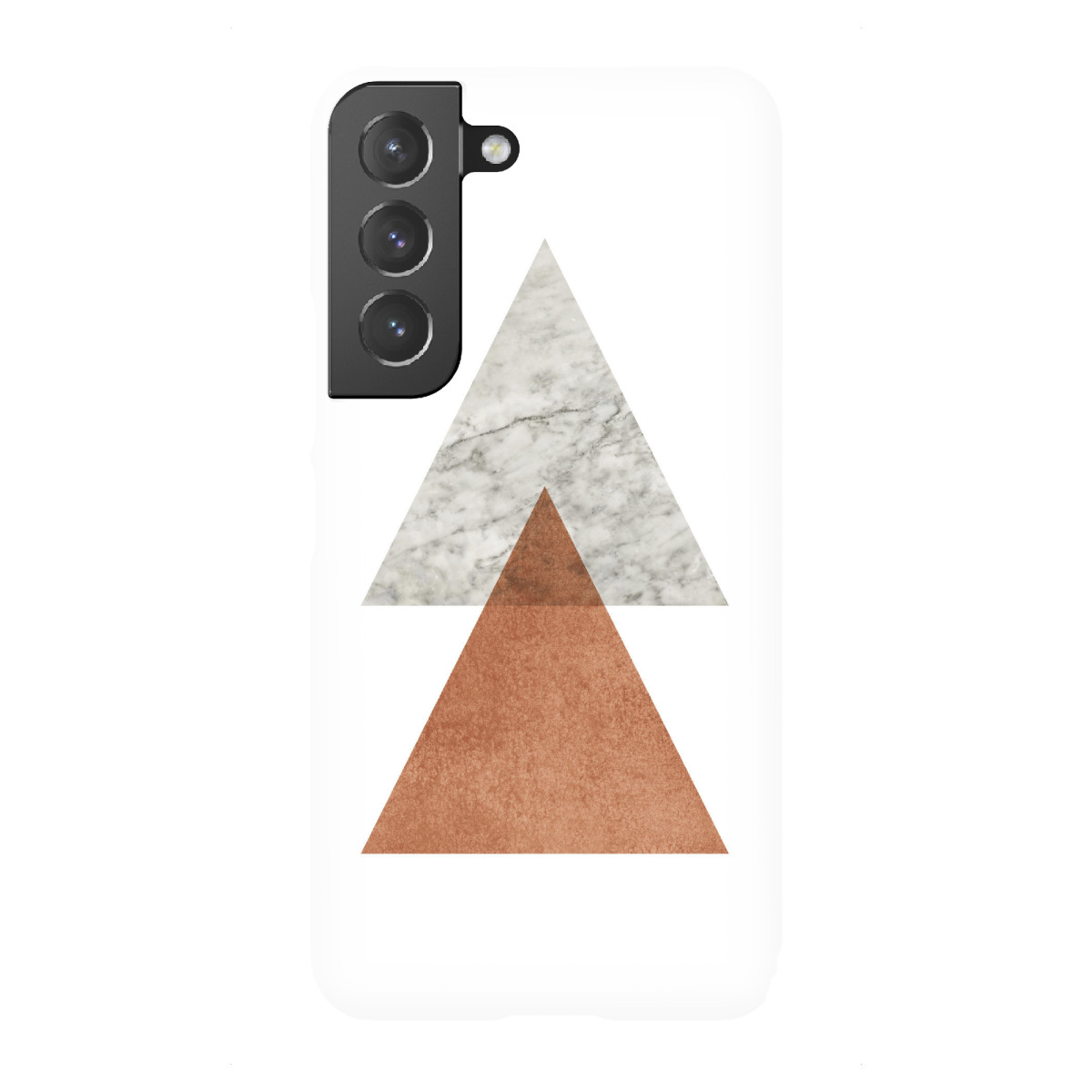 Samsung Galaxy "Marble copper triangle" Premium-Case Handyhülle artboxONE