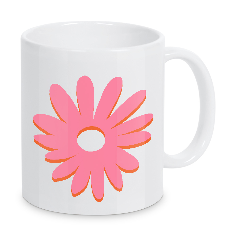 Tasse "Flower power rose" artboxONE - Natur,Floral,Abstrakt
