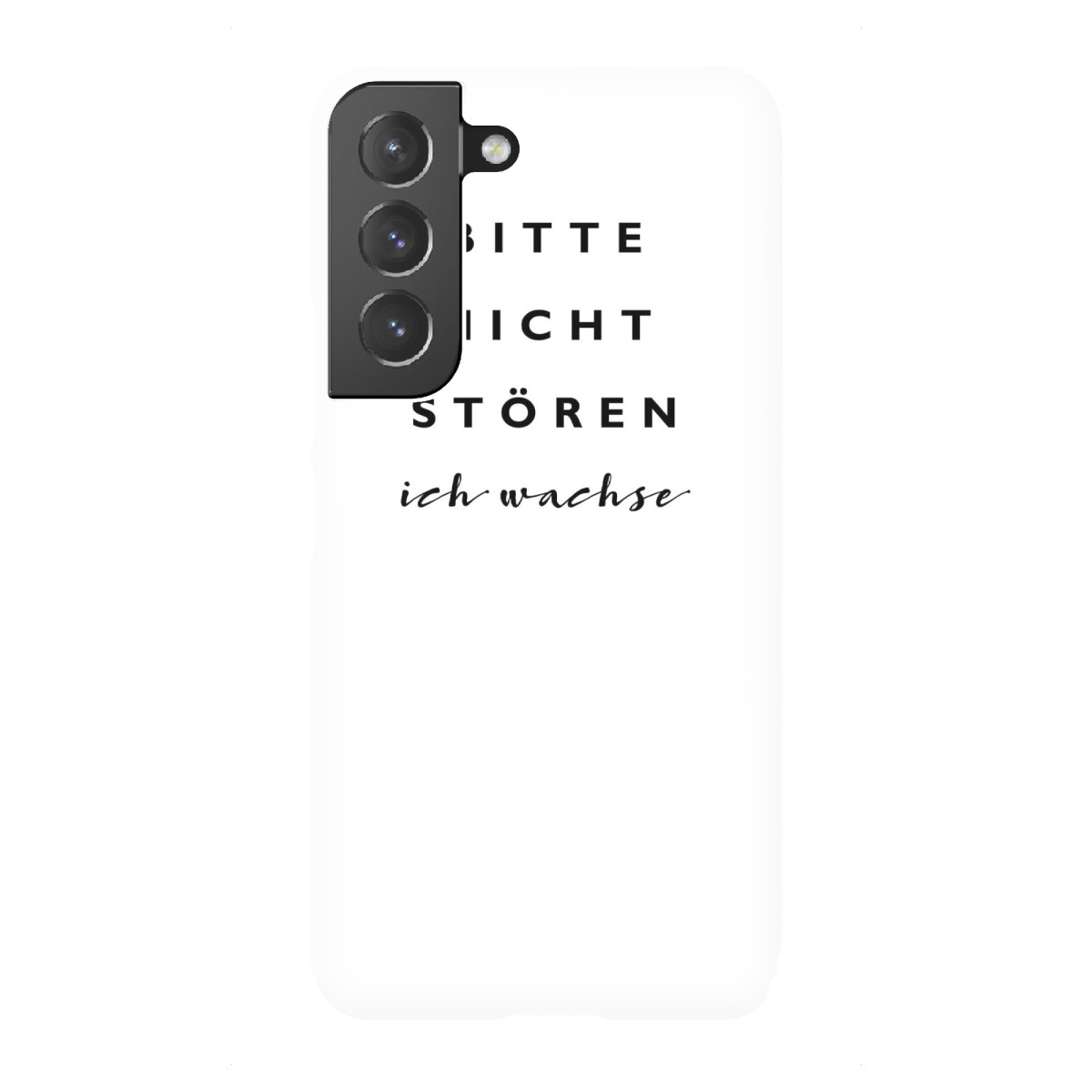 Samsung Galaxy "Bitten nicht stören ich wachse" Premium-Case Handyhülle artboxONE