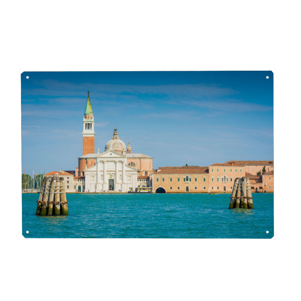 Metall Poster "San Giorgio Maggiore" artboxONE - Städte / Venedig - Venedig,San giorgio maggiore,Italien,Stadt - Blechschild