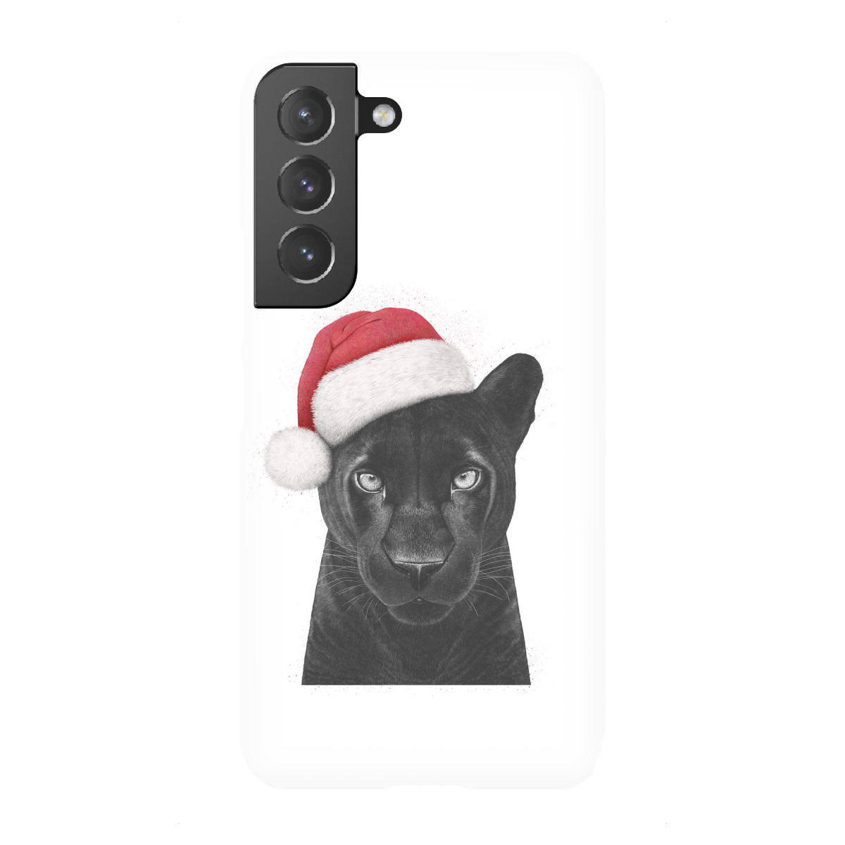 Samsung Galaxy "Christmas panther girl" Premium-Case Handyhülle artboxONE