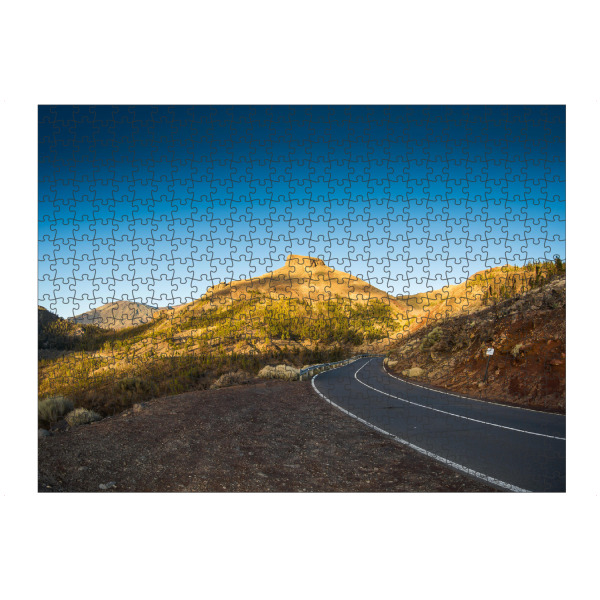 Puzzle Ravensburger "Tenerife Road Trip" artboxONE - Reise / Länder - Teneriffa,Straße,Kanaren,Kanarische inseln,El sombrero,Berge,Spanien