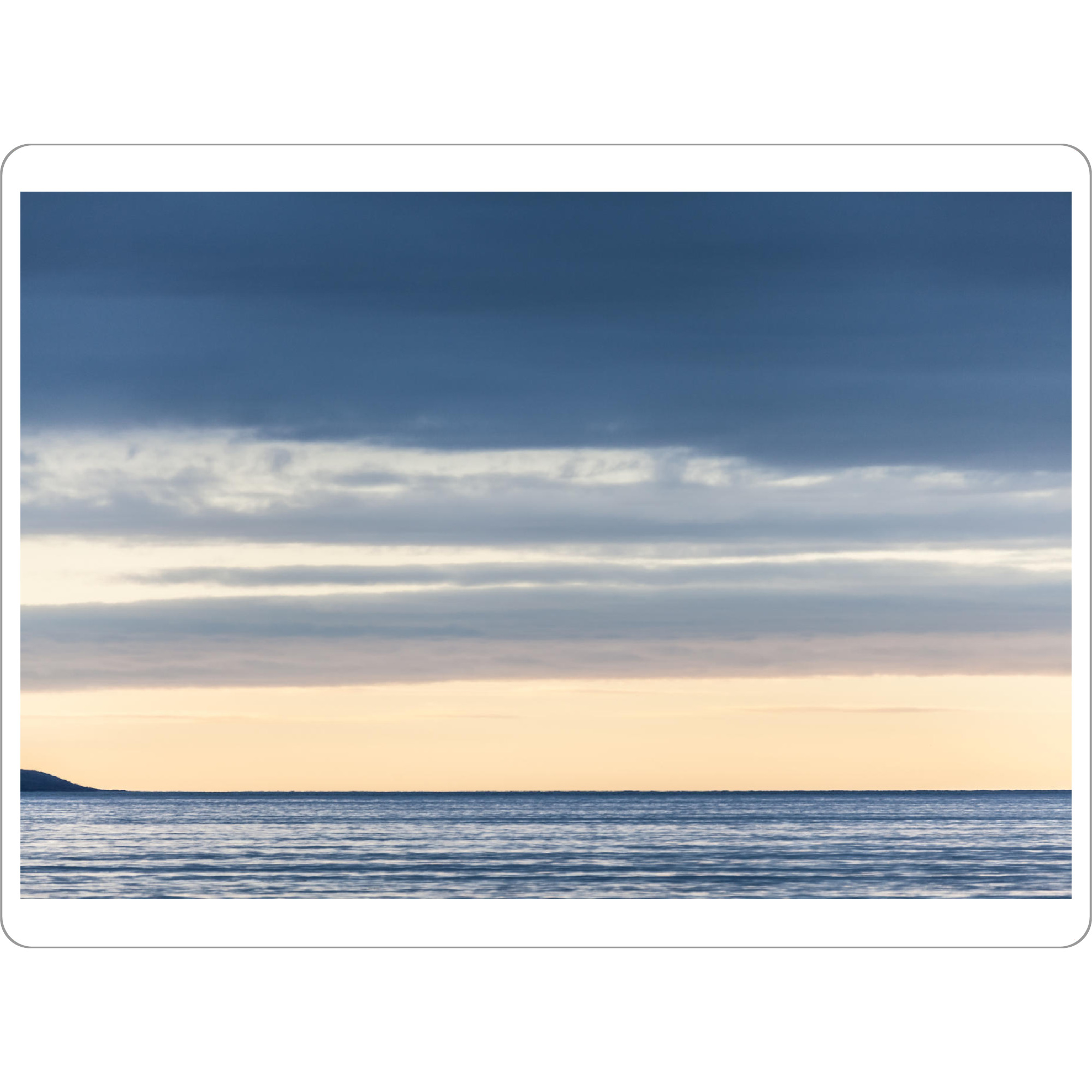 Tischset "Day's close in Lyngen" artboxONE - Natur - Norwegen,Atlantik,Lyngen - Bild norwegen