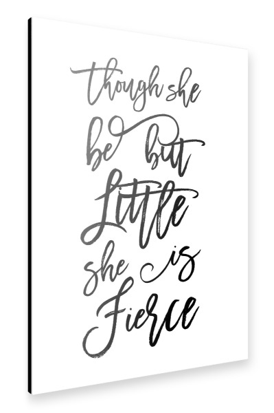 Alu-Dibond "Fierce" 30x20 cm artboxONE