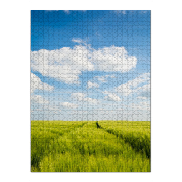 Puzzle Ravensburger "Sommer im Feld" artboxONE - Natur - Feld,Sommer,Landschaft,Natur,Getreide - Bild feld