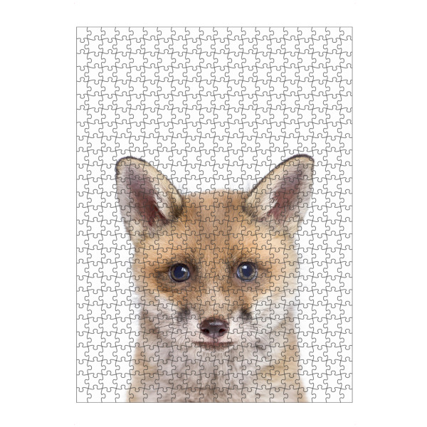 Puzzle Ravensburger "Little Baby Fox" artboxONE - Tiere - Fox,Animal,Baby,Wild - Bild fox