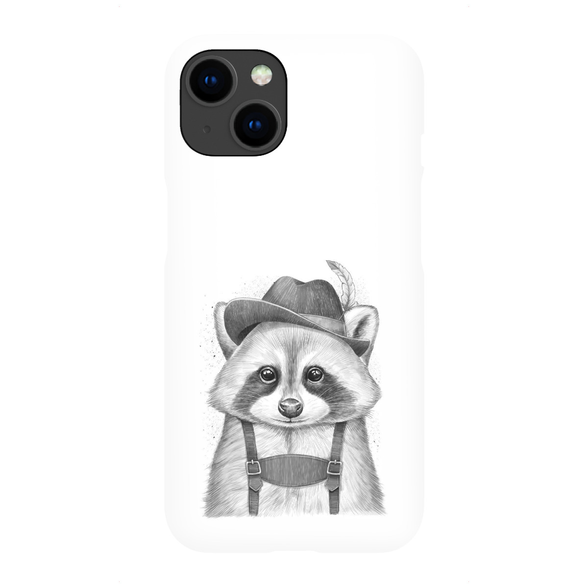 iPhone "German raccoon" Premium-Case Handyhülle artboxONE