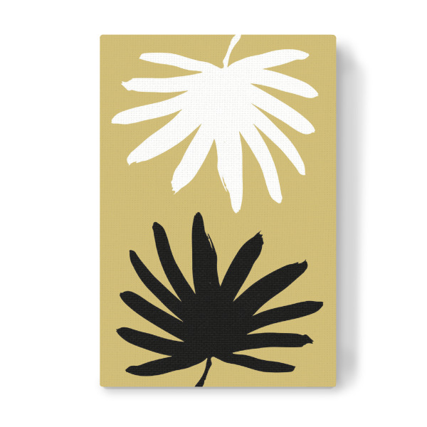 Leinwandbild "Two leafs together" artboxONE - Abstrakt - Blatt