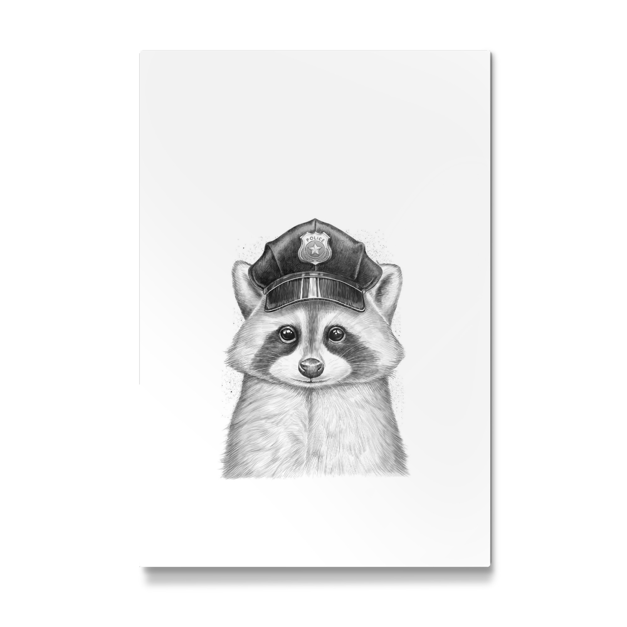 Galerie-Print "Raccoon policeman" 30x20 cm artboxONE