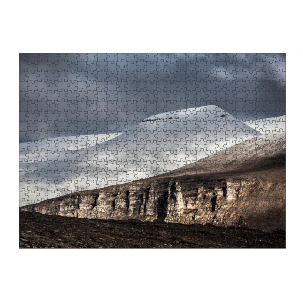 artboxONE Puzzle "First snow" artboxONE - Natur - Spitzbergen,Svalbard,Arktis,Schnee,Berge - Bild spitzbergen