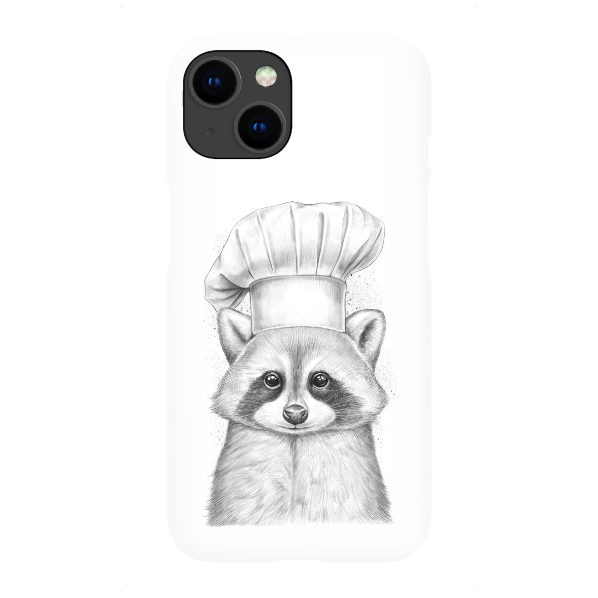 "Raccoon cook"für iPhone - Premium-Case Handyhülle artboxONE