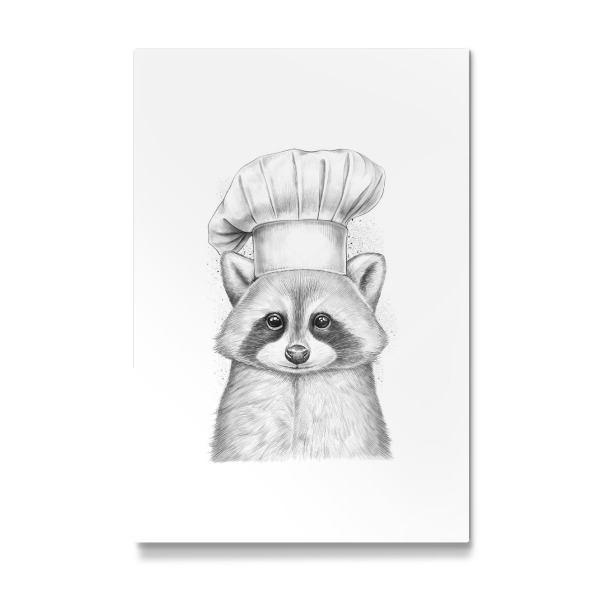 Galerie-Print "Raccoon cook" 30x20 cm artboxONE
