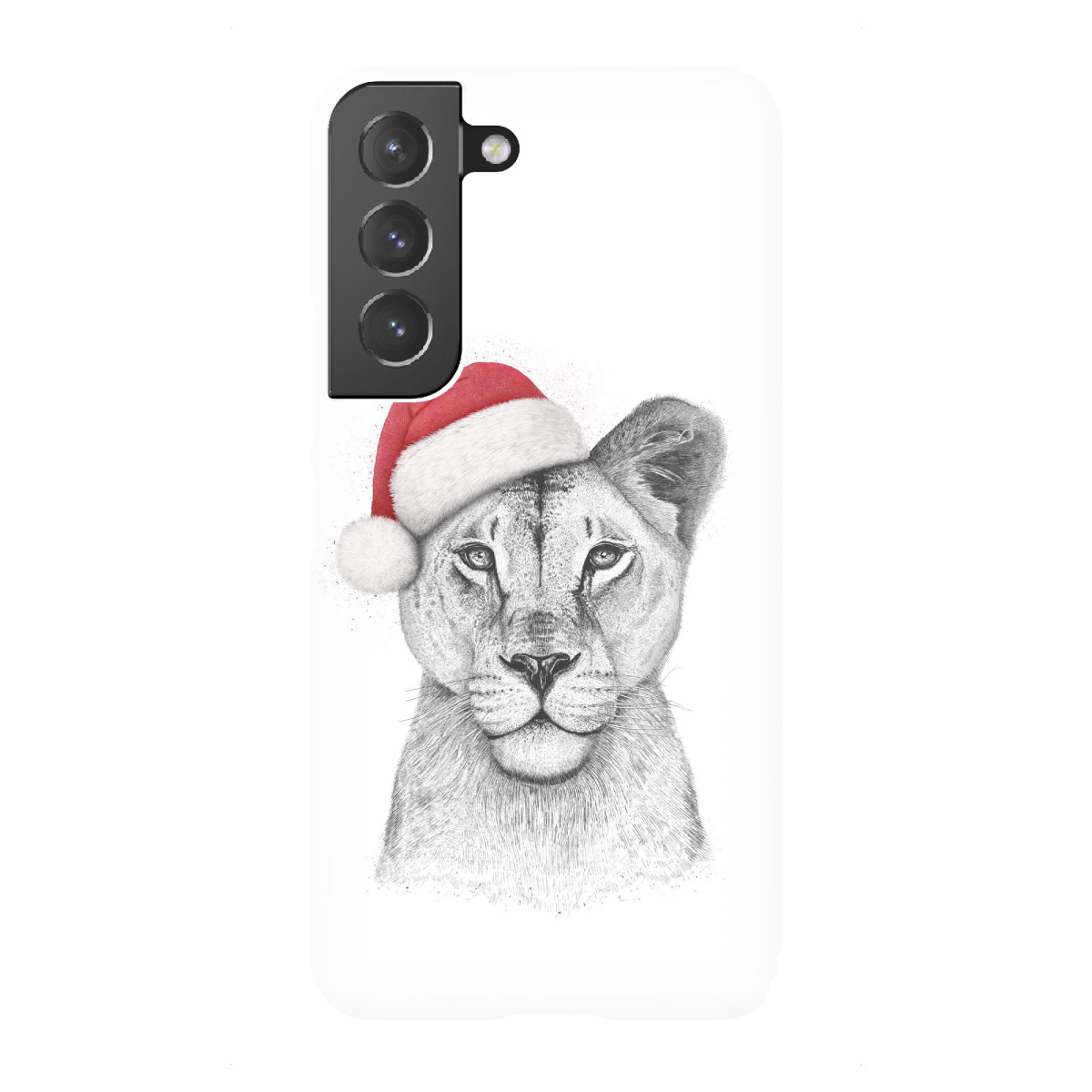 Samsung Galaxy "Christmas Lioness" Premium-Case Handyhülle artboxONE