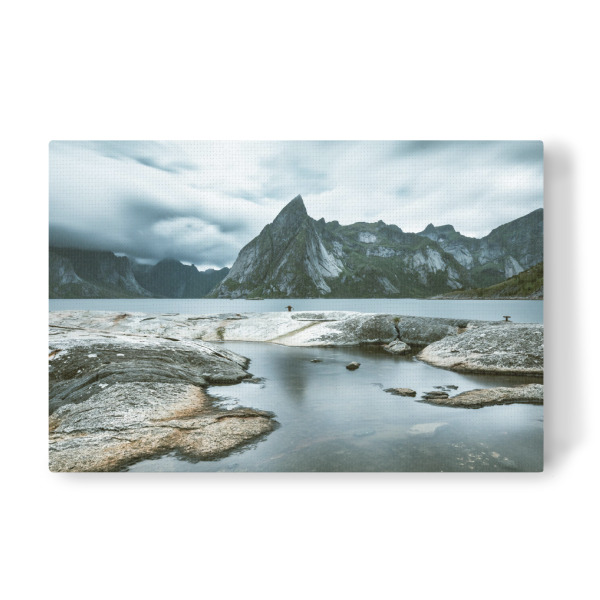 Leinwandbild "Viking's land" artboxONE - Reise - Lofoten,Norwegen,Skandinavien