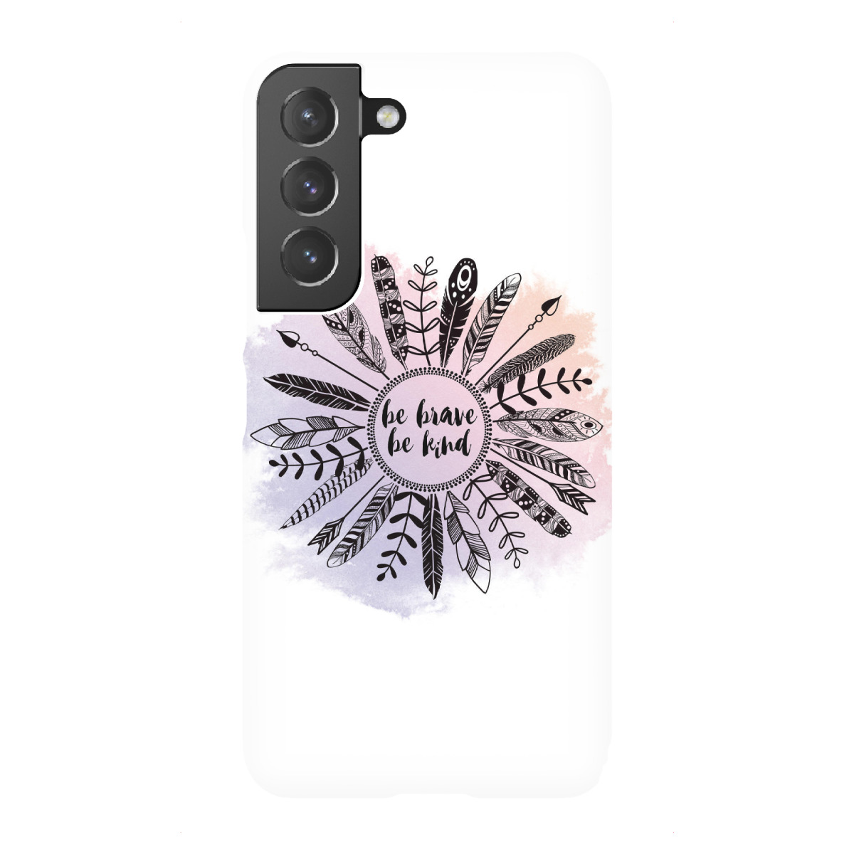 "Be Brave Be Kind"für Samsung Galaxy - Premium-Case Handyhülle artboxONE
