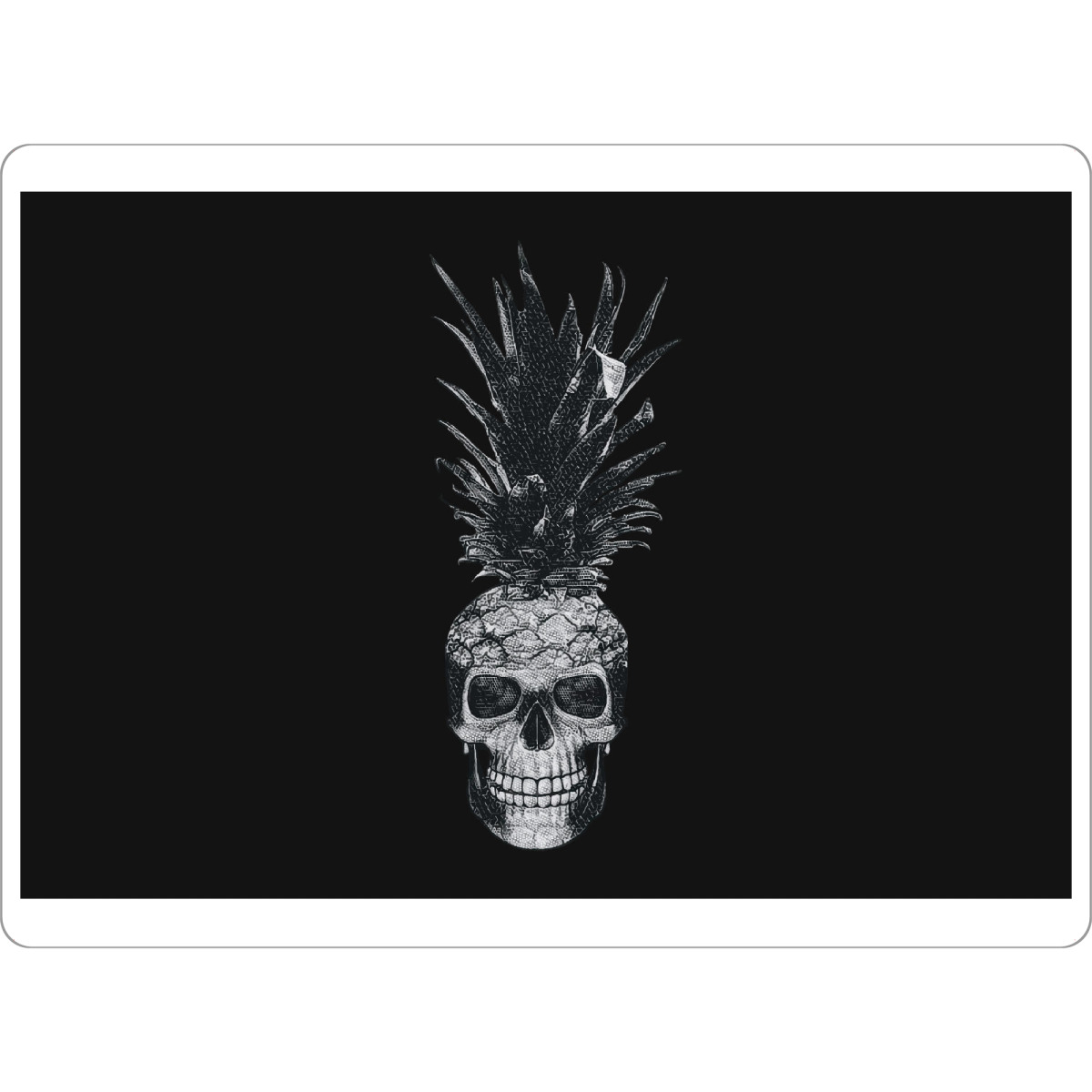 Tischset "Skull pineapple" artboxONE - Lustig - Skull,Skulls,Graphic,Graphic design,Design,Pineapple,Trend,Trendy,Funny - Bild skull